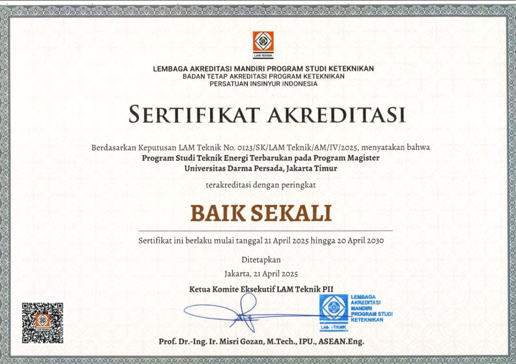 SELAMAT UNTUK FAKULTAS TEKNIK UNSADA