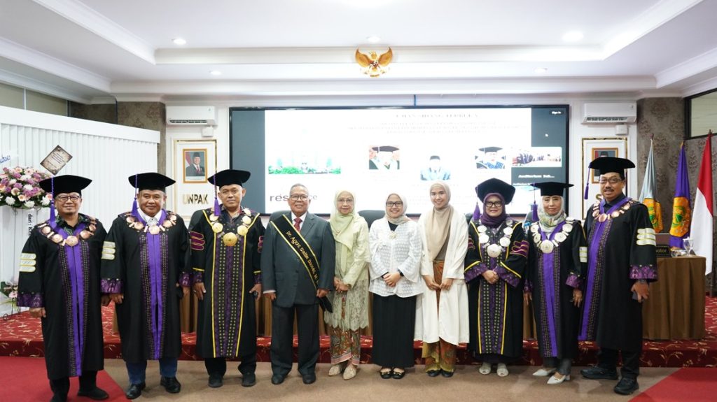 Rektor UNSADA, Bapak Agus Salim Dasuki, Resmi Raih Gelar Doktor dengan Predikat Cum Laude dari Universitas Pakuan Bogor