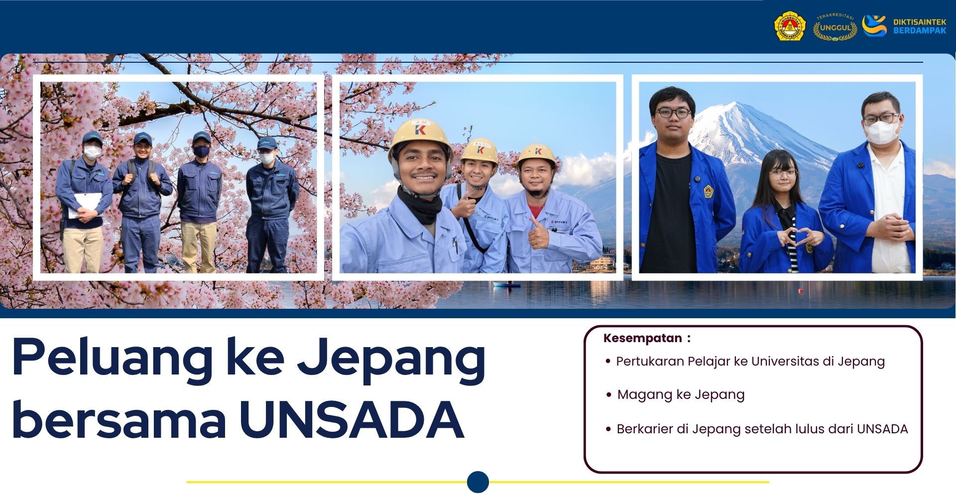 Unsada kampus Unggul jakarta Kerjasama dengan Jepang