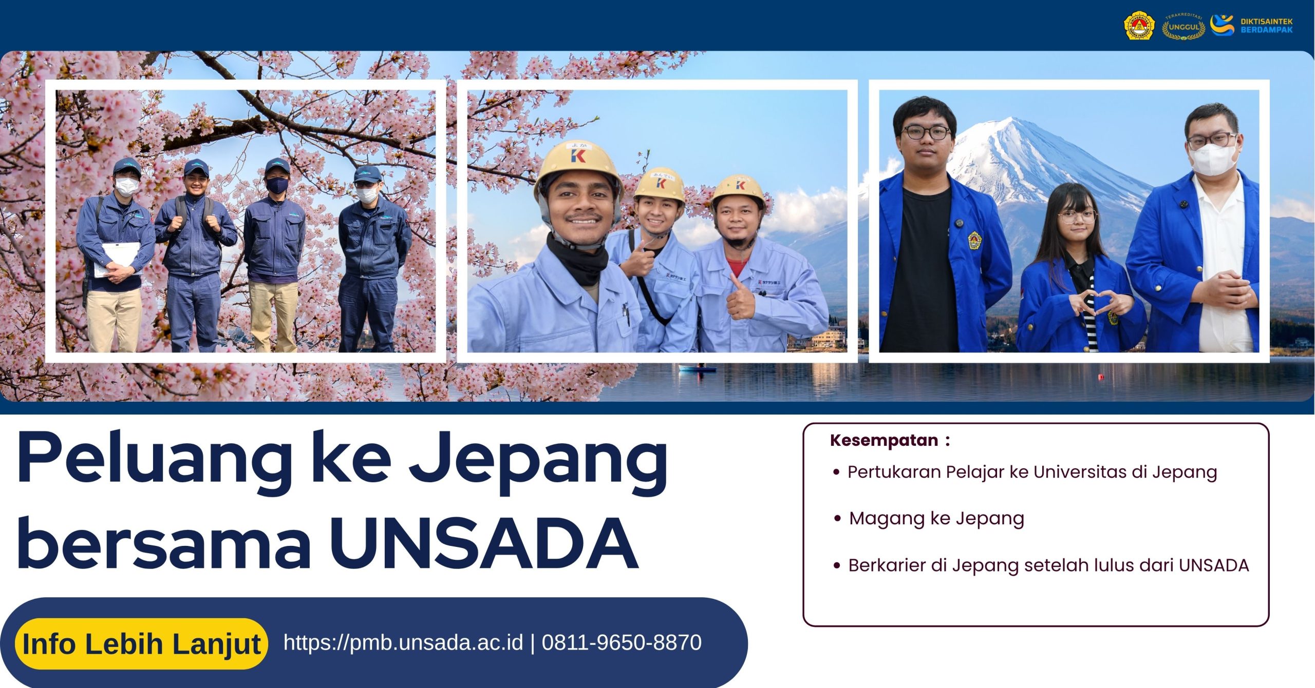 UNSADA Kampus Unggul di Jakarta Timur yang Bekerjasama Dengan Jepang serta Pelung ke Jepang