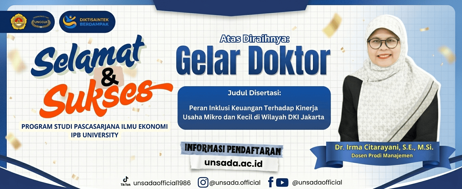 Dr Irma Citarayani SE MSi